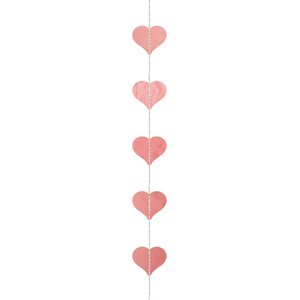 Garland Hearts, rosegold, 3,5 m