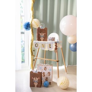 Chair banner and crown Teddy Bear, 50x20.5 cm, mix