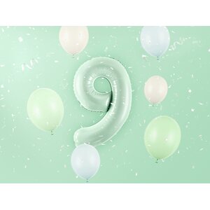 Numerofoliopallo 9, 72 cm, vaaleanvihreä