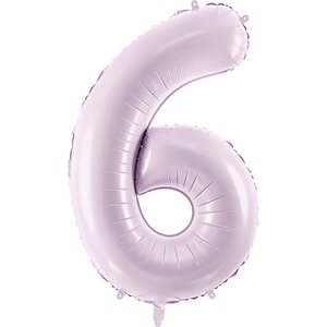 Foil Balloon Number ''6'', 72cm, purple