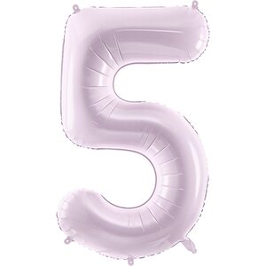 Foil Balloon Number ''5'', 72cm, purple