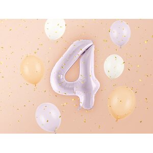 Foil Balloon Number ''4'', 72cm, purple