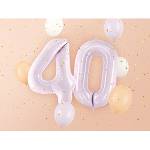 Foil Balloon Number ''4'', 72cm, purple