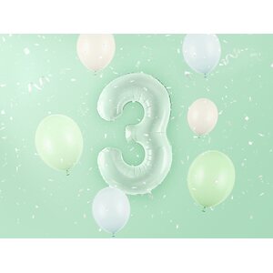 Numerofoliopallo 3, 72 cm, vaaleanvihreä