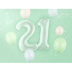 Numerofoliopallo 2, 72 cm, vaaleanvihreä