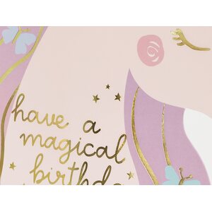 Birthday Card Unicorn, mix, 15x18.5cm
