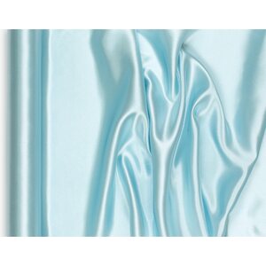 Satin Plain, misty blue, 0.36 x 9m