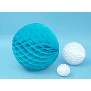 Honeycomb Ball, white, 20 cm
