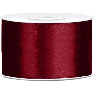 Satin Ribbon, deep red, 38mm/25m
