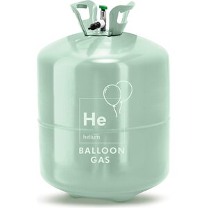 Helium tank, green, max 100 balloons