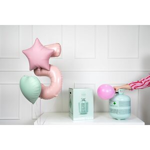 Helium kotitäyttöpullo vihreä max 100 ilmapalloa