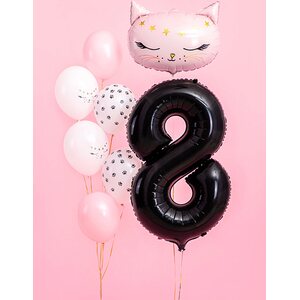 Foil Balloon Number ''8'', 86cm, black
