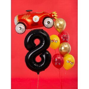 Foil Balloon Number ''8'', 86cm, black