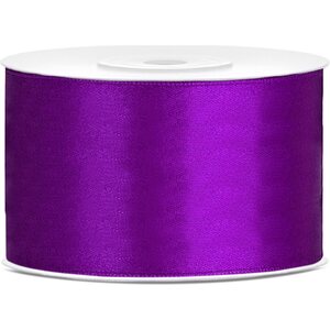 Satin Ribbon, purple, 38mm/25m
