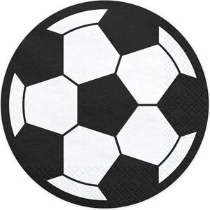 Napkins Football, 13.5cm 1pkt/20pc.