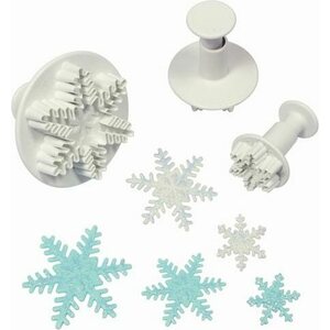 PME Snowflake Plunger Cutter set/3