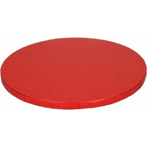 FunCakes Cake Drum Round Ø25 cm Red