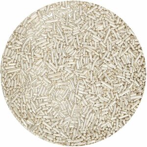 FunCakes Sugar Strands Metallic Silver 80 g