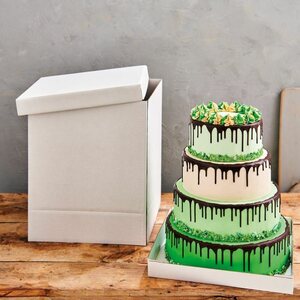 FunCakes kakkulaatikko valkoinen 52 x 52 x 70 cm