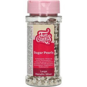 FunCakes sokerihelmi large metallinhohtohopea 80 g