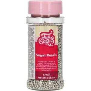 FunCakes sokerihelmi small metallinhohtohopea 80 g