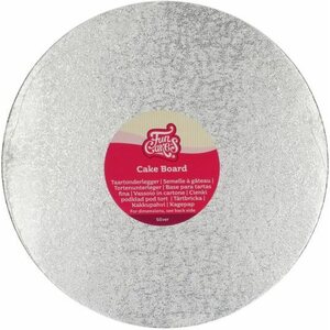 FunCakes Cake Board Round Ø27,5 cm - Silver