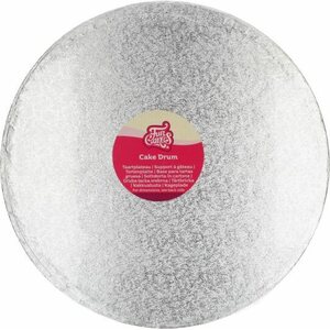 FunCakes Cake Drum Round Ø35,5 cm Silver