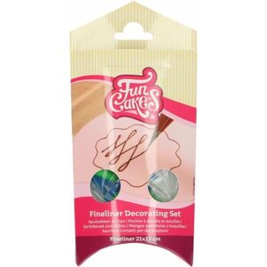 FunCakes kertakäyttöinen pursotussetti 10 kpl/pkt