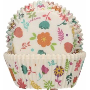 FunCakes muffinivuoka, kesäkukkaset, 48 kpl/pkt