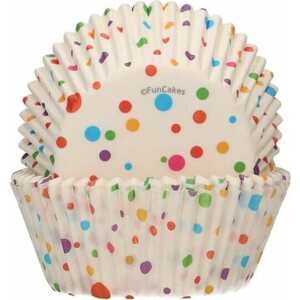 FunCakes muffinivuoka, konfetti, 48 kpl/pkt