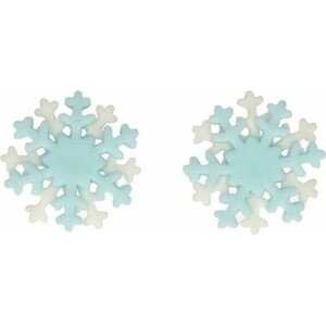 FunCakes Sugar Paste Decorations Snowflakes Set/12