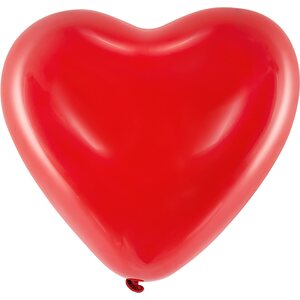 Ilmapallo 40,5 cm sydän, Pastellipunainen 6 kpl/pss