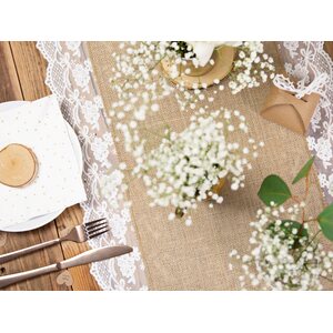 Jute table runner, 0.28x5m