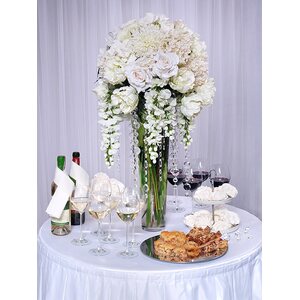 Crystal garland, colourless, 1m