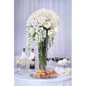Crystal garland, colourless, 1m