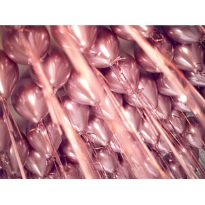 Glossy Balloons 30cm, rose gold