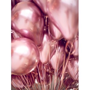 Glossy Balloons 30cm, rose gold