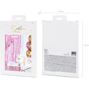 Party curtain, heather, 90x250cm