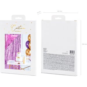 Oviverho lamee, purppura, 90 x 250 cm