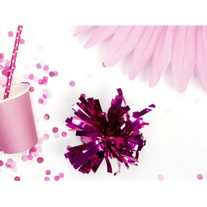 Foil balloon weight, dark pink 1pkt/4pc.