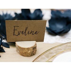 Wooden place cards holders, diameter 3-4cm: 1pkt/10pc.