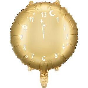 Kello tavallinen foliopallo 45 cm kulta
