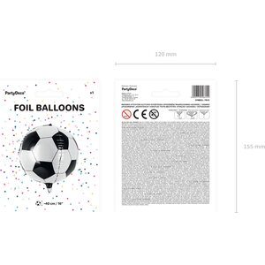 Foil Balloon Soccer Ball, 40cm