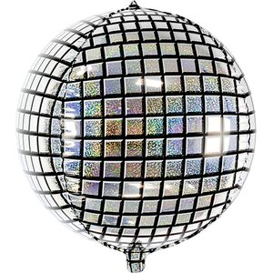 Foil Balloon Disco Ball, 40cm