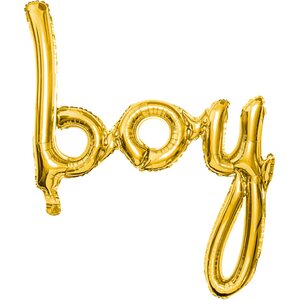 Foliopallo Boy kulta 63,5 x 74 cm