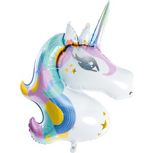 Foil balloon Unicorn, 73x90cm, mix