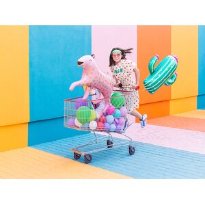 Foil Balloon Leopard, 114x80 cm, mix