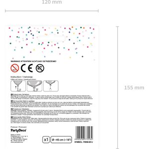 Foil Balloon Heart, 45cm, light pink