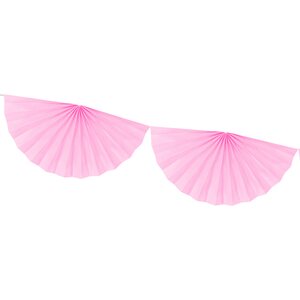 Paperiköynnös ruusukkeet, vaalea pinkki 3 m