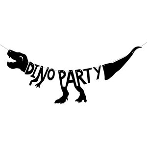 Viirinauha Dinosaurusteema, Dino Party, 20 x 90 cm